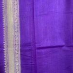 Maroon Cotton Silk Pure Banarasi Saree With Floral Zari Boota Work