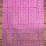 Pink Chiffon Silk Pure Banarasi Dupatta With Zari Booti Work