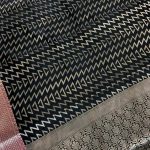 Banarasi Semi Silk Saree In Black Colour With ZigZag Silver Zari Work
