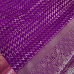 Banarasi Semi Silk Saree In Magenta Colour With Silver Zari ZigZag Work