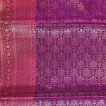 Banarasi Semi Silk Saree In Magenta Colour With Silver Zari ZigZag Work