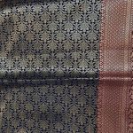 Banarasi Semi Silk Saree In Navy Blue Colour With ZigZag Zari Work
