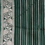 Bottle Green Mashru Silk Banarasi Saree