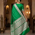 Green Mashru Silk Banarasi Saree
