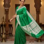 Green Mashru Silk Banarasi Saree