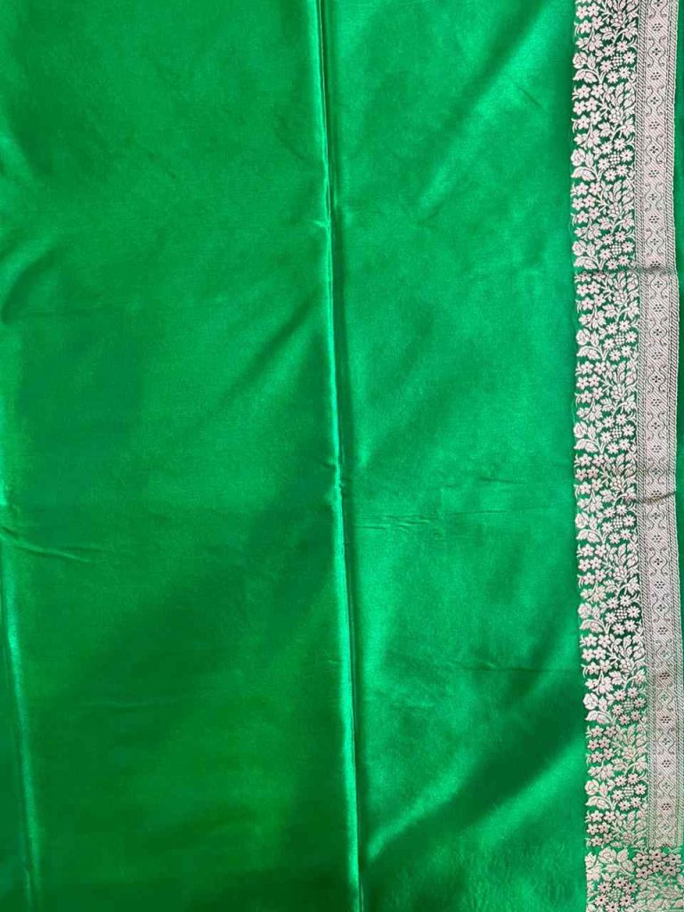 Green Mashru Silk Banarasi Saree