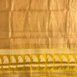 Mustard Tissue Silk Pure Banarasi Dupatta With Floral Boota Work