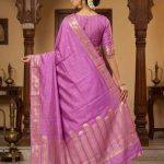 Pink Handwoven Mango Silk Banarasi Saree