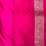 Rani Pink Mashru Silk Banarasi Saree