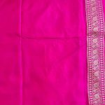 Rani Pink Mashru Silk Banarasi Saree