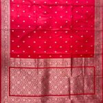 Red Mashru Silk Banarasi Saree