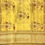 Yellow Viscose Silk Pure Banarasi Saree